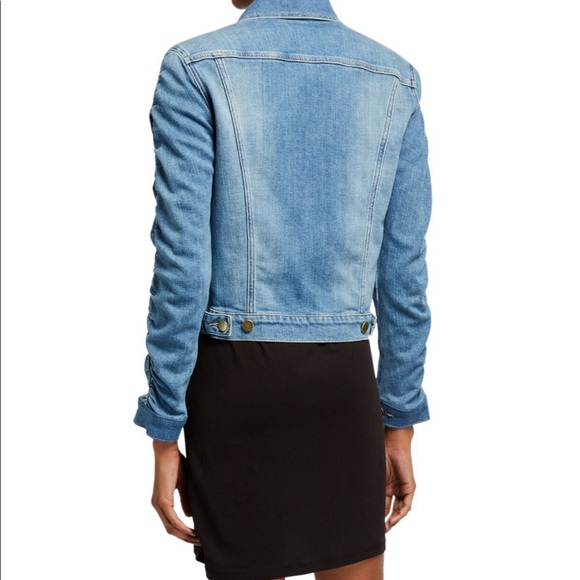 Frame Denim Jackets & Coats Frame Denim Jacket Le Vintage Ruched